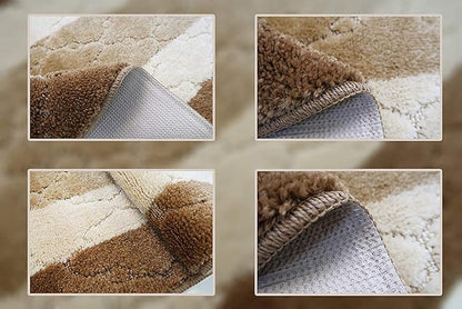 13 Ft Long Beige Kitchen Hallway Runner Rug, Non-Slip Washable 26" X 13' Rubber Backed Carpet, Custom Size Floor Mat for Entryway Stairs Bedroom Bathroom Laundry Room