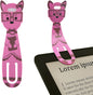 Rechargeable Book Light for Kids at Night – Portable Clip-On LED Light with Dimmable Brightness Ideal for Kids & Adults, Bedtime & Travel–Eye-Caring, Flexible, Gift for Book Lovers,Pink