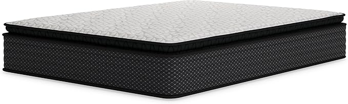 Signature Design by Ashley Limited Edition Pillow Top 13 " Pillow Top Hybrid Mattress with Gel Memory Foam and Edge Support for Cool Sleep and Pressure Relief, Full, Fiberglass Free, Mattress In A Box