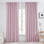 Deconovo Blackout Curtains, Thermal Insulated, W52 x L95 2 Panels, Back Tab, Machine Washable, Room-Darkening Drapes for Bedroom/Living Room Lavender