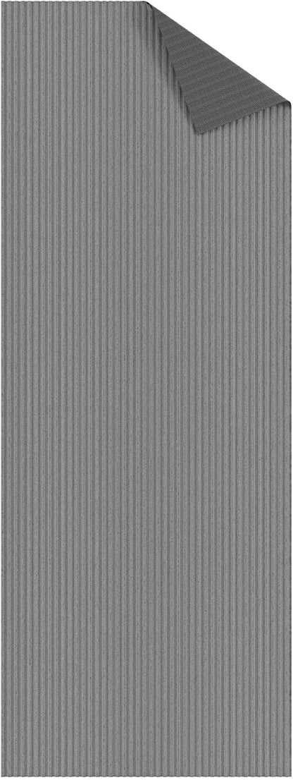 Ottomanson 3'11" x 52' Hallway Runner with Scraper Pile - Extra Durable Non-Slip Rug Mat for Indoor & Outdoor Use - Ideal for Kitchen, Entryway & Garage - High-Traffic Carpet, Gray