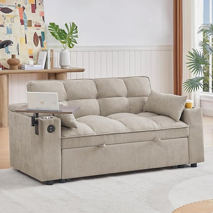 65" Loveseat Sofa, Modern Couches for Living Room,Corduroy Recliner, Dual armrest Storage Space, Integrated Spring Cushion, Solid Wood Frame, Built-in USB Charging Port