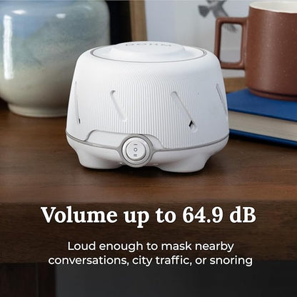 Yogasleep Dohm (2 Pack White/Gray) The Original White Noise Machine, Relaxing Natural Sound from a Real Fan, Sleep Aid & Noise Cancelling for Adults & Baby, Office Privacy & Meditation, Baby Registry