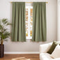 Lazzzy Velvet Blackout Curtains Thermal Insulated Room Window Drapes Super Soft Luxury Curtains for Living Room Bedroom Rod Pocket 2 Panels, Olive Sage, 52" W x 63" L