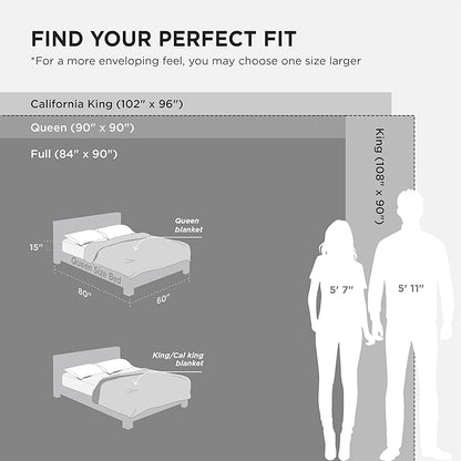 Bedsure GentleSoft Fleece Blanket California King Size Charcoal - Lightweight Plush Fuzzy Cozy Soft Bed Blankets, 102x96 inches