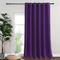 NICETOWN Blackout Room Divider Curtains for Sliding Glass Doors 102 Inches Long 1 Panel, Extra Wide Curtains for Doorway Patio Bedroom Living Room (Royal Purple, 80Wx102L, 1 Panel)