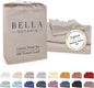 Bella Coterie Luxury Bamboo Viscose Twin Size Sheet Set | 100% Organically Grown | Ultra Soft | Cooling for Hot Sleepers | 18" Deep Pocket [Dune]