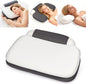 Memory Foam Tri-Functional Contour Pillow for Neck & Shoulder Pain Relief, Ergonomic Cervical Support Pillow for Side and Back Sleepers, Firm Bed Pillow for Deep Sleep, White