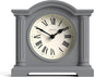 JONES CLOCKS® Kensington Mantel Clock | Classic Arch top Clock | Gray | Stylish & Contemporary | Ideal for Desk, Mantelpiece, Bookshelf or Bedside
