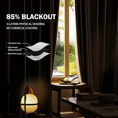 Room Divider Ceiling Mounted Curtains Track Sets Extra Wide Blackout Curtain Flexible Tracks for Bedroom Privacy Partition Separator, 1 Panel White Drape and White Rail, W15 x H8ft