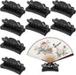 AceOrbit 8 Pcs Fan Stand Holder Plastic Hand Fan Display Stand Base Japanese Chinese Folding Fans Storage Rack for Home Office Shop Decoration
