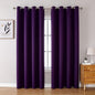 ChrisDowa Blackout Curtains 120 Inches Long 2 Panels Set for Living Room, Grommet Thermal Insulated Room Darkening Curtains for Bedroom (Royal Purple, 52 x 120 Inch)