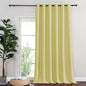 NICETOWN Blackout Room Divider Curtains for Sliding Glass Doors 102 Inches Long 1 Panel, Extra Wide Curtains for Doorway Patio Bedroom Living Room (Paler Yellow, 80Wx102L, 1 Panel)