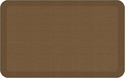 NewLife by GelPro Anti-Fatigue Designer Comfort Kitchen Floor Mat, 20x32”, Grasscloth Khaki Stain Resistant Surface with 3/4” Thick Ergo-Foam Core for Health and Wellness