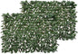 BYBAG Expandable Faux Ivy Fence Privacy Screen for Patio Outdoor Balcony Bedroom Decor,Artificial Dark Green Maple Leaves Wall Decoration Fencing Panel(Single Sided Leaves)