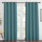 NICETOWN Blackout Curtain Blind Window Panel - (Sea Teal Color) Home Decor Window Treatment Drape Modern Design Drapery for Patio Door Room, 52Wx84L,1 Panel