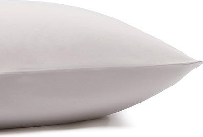 Amazon Basics Lightweight Super Soft Easy Care Wrinkle Free Microfiber 3 Piece Bed Sheet Set with 14-Inch Deep Pockets, Twin, Light Gray, Solid, Kids, Men & Women Bedding