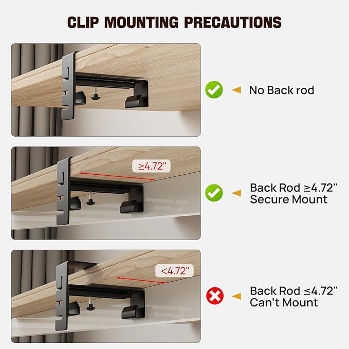 No Drill Under Desk Cable Management Tray, Nonkky Cable Management Under Desk, 40.2" Fabric Cord Hider - Clamp/Screw Mount, Cord Organizer for Office, Home - Supports Up to 40lbs