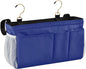 Blue Bedside Caddy Storage Bag Bedside Organizer for Bunk Bed Headboards College Organizer Caddy Hanging Shelf 6 Pockets with Hooks for Book Glasses Phone Holder
