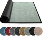 Mibao Dirt Trapper Door Mat for Indoor Outdoor, Waterproof All-Season, All-Weather Doormat, Heavy Duty Non-Slip Entrance Rug, Low Profile Absorbent Entrance Mat Carpet, 60" x 36", Green