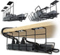 Compact Under Desk Cable Management Tray - Cable Organizer for Wire Management, Desk Wire Organizer, Cable Tray - Black Set of 2x12