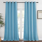 NICETOWN Thermal Insulated Blackout Curtain - (Teal Blue Color) Thermal Insulated Window Treatment Drape, Room Darkening Modern Drapery for Boy's Room,52x95 inches, One Panel