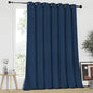 NICETOWN Blackout Patio Curtains 100 x 95 Inches Long for Sliding Door Extral Wide Blackout Curtain Panels Thermal Insulated Room Divider - Grommet Top, 100" W x 95" L, 1 Panel, Moroccan Blue