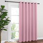 NICETOWN Blackout Sliding Door Curtains 84 Inch Length, Extra Wide Room Divider Grommet Energy Saving Thermal Insulated Curtain for Patio Door Window(W80 x L84, 1 Panel, Rouge Pink)