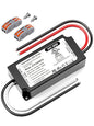 96W 24V Dimmable LED Driver UL Listed, DC 24V Triac ELV/MLV LED Dimmable Power Supply Compatible with Lutron & Leviton Switches 96 Watt LEDs Transformer 24 Volt Smooth Flicker Free Dimming