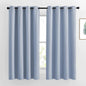 NICETOWN Blackout Curtains for Bedroom 63 inch Length 2 Panels - Window Treatment Thermal Insulated Solid Grommet Blackout for Living Room (52 by 63 Inch,Vintage Blue)
