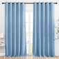 NICETOWN Room Darkening Blue Curtains 102 inches Long 2 Panels, Grommet Thermal Curtains Light & Sound Reducing Window Treatments for Living Room/Bedroom, W66 x L102