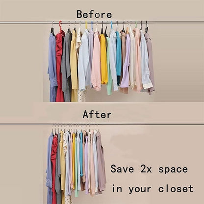 Premium PVC Coating Metal Hangers 40 Pack, Heavyduty, Non Slip Slimline, Suit Jacket T Shirt Hangers, Gold Hooks, Space Saving Clothes Hanger (Black)