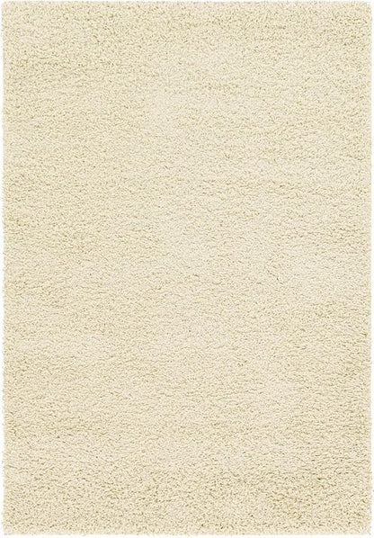 Unique Loom Solid Shag Collection Area Rug (4' 1" x 6' 1" Rectangle, Pure Ivory)
