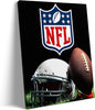 B.B.F MAKE American Football Canvas Wall Art Super Champions Bowl Poster Rugby Oil Painting Canvas Wall Decor Sports Picture Boys Gift Modern Bedroom Living Room Dorm Home Decoration, Framed 16x20inch