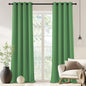 NICETOWN Blackout Drapery Curtain Panel 90 inches Long - Window Treatment Thermal Insulated Grommet Blackout Curtain/Drape for Bedroom Living Room (Froest Green, 1 Panel, 46 by 90 inches)