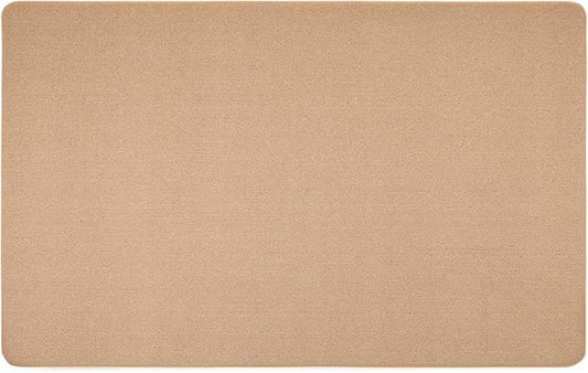 House, Home and More Skid-Resistant Carpet Indoor Area Rug Floor Mat - Pebble Beige - 5 Ft X 8 Ft - Non Slip Rubber Backing, Stain Resistant, Dog Friendly, Living Room Bedroom Kitchen Entryway