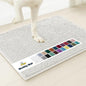 Muddy Mat® Original Dog Door Mat for Muddy Paws, Super Absorbent Microfiber, Non-Slip Washable Pet Rug, Quick Dry Chenille Entryway Carpet, Machine Washable Indoor Outdoor mat, White 48"x72"