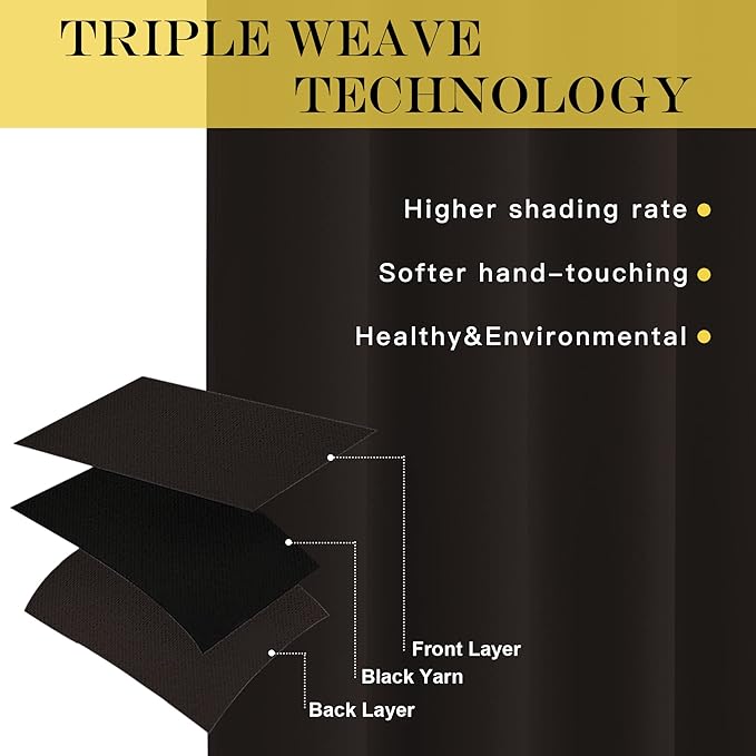 NICETOWN Room Darkening Curtain for Living Room - Energy Saving Thermal Insulated Grommet Room Darkening Curtain/Drape for Bedroom (1 Panel, 46 by 72, Toffee Brown)