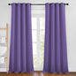 NICETOWN Lilac Purple Curtains 96 inches Long, Grommet Thermal Insulated Blackout Curtains Privacy Window Treatments for Boys Room/Living Room, W46 x L96, 2 Panels