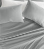 Linen Market Brushed Microfiber King Sheet Set 4 Piece – Oeko-TEX Certified Ultra Soft & Wrinkle-Free - 16" Deep Pocket Sheets - Easy Care King Size - Light Gray