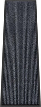 Kuyal Front Door Mat, 3'x10' Indoor Outdoor Entrance, Commercial Floor Inside Outside Entrance, Heavy Duty Durable Welcome Mat, Rubber Backing Non Slip Outdoor Mats for Entryway,Dark Gray