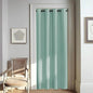 NICETOWN Door Curtain for Closet Doors 80 Inches Long 1 Panel, Blackout Doorway Curtain for Open Closet Bedroom, Room Divider Living Room for Privacy (Aqua Blue, 1 Panel, 46W x 80L)