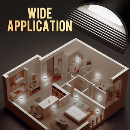 DORESshop LED Night Light[4 Pack], Night Lights Plug into Wall, 3 Level Brightness Adjustable Plug in Night Light, Dusk to Dawn Sensor, Nightlights for Adults, Bedroom, Bathroom, Hallway, 5000K