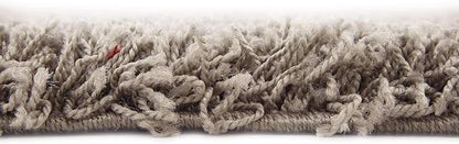 Unique Loom Solid Shag Collection Area Rug (8' Square, Cloud Gray)