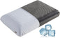 SAPHREAS Cooling Gel Memory Foam Pillow for Side, Back and Stomach Sleepers, Standard Size Cool Bed Pillow for Sleeping, Removable & Machine Washable, Light Grey