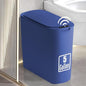 TIPGO 5 Gallon Motion Senor Bathroom Trash Can with Lid, Automatic Garbage Can Touchless, Smart Plastic Waste Basket for Narrow Spaces, Bathroom, Office, Bedroom, Living Room (Blue)