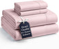 Casa Platino Queen Sheet Set, 4 Piece Pre-Washed Bed Sheets for Queen Size Bed, Ultra Soft Brushed Microfiber Sheets, Deep Pocket up to 15", Hotel Luxury Bedding, Fade Resistant & Cozy – Sepia Rose