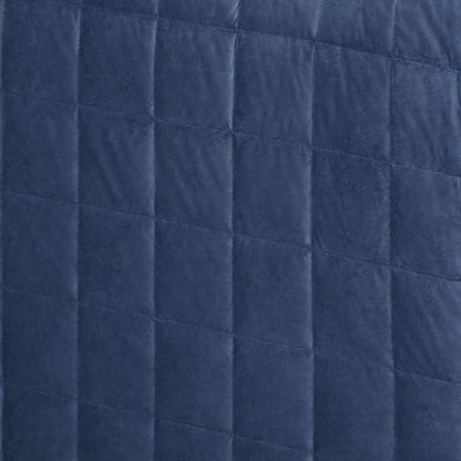 Touch of Class Camden Luxury Bedding | Warm Indigo Color | Classic Fitted Bedspread | Faux Suede Box Quilted Design | Designed 2 Piece Set Includes Twin Bedspread and 1 Standard Sham