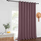 NICETOWN Sliding Door Curtains 95 inches Long for Living Room - Grommet Blackout Room Darkening French Door Sound Reducing Thermal Curtain Room Divider Drape for Patio Door (W100 x L95, 1 Panel)