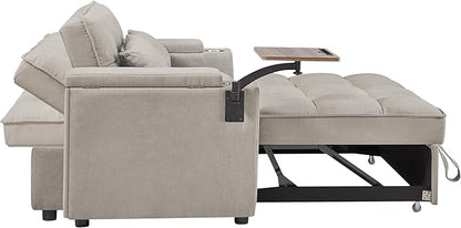 65" Loveseat Sofa, Modern Couches for Living Room,Corduroy Recliner, Dual armrest Storage Space, Integrated Spring Cushion, Solid Wood Frame, Built-in USB Charging Port